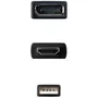 Nanocable Conversor HDMI 2.0 a DisplayPort V1.2 Negro 20 cm